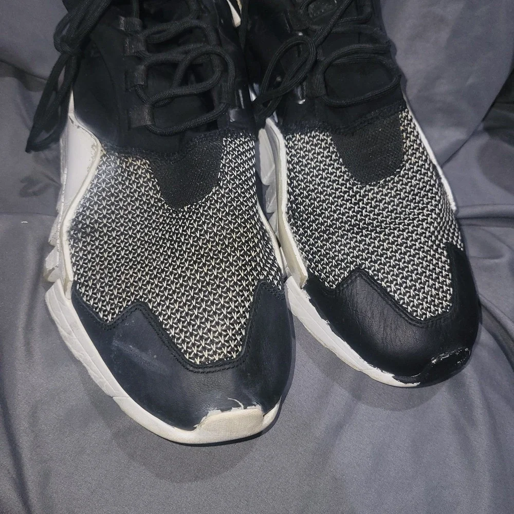 Vintage Winter 2017 Adidas Y-3 Collection Adidas Ayero Black And White Sz 11